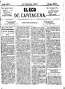 [Ejemplar] Eco de Cartagena, El (Cartagena). 27/10/1874.