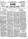 [Issue] Eco de Cartagena, El (Cartagena). 27/10/1874.