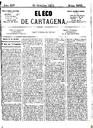 [Ejemplar] Eco de Cartagena, El (Cartagena). 31/10/1874.
