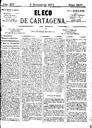 [Ejemplar] Eco de Cartagena, El (Cartagena). 3/11/1874.