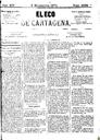 [Ejemplar] Eco de Cartagena, El (Cartagena). 5/11/1874.