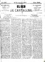 [Issue] Eco de Cartagena, El (Cartagena). 16/11/1874.