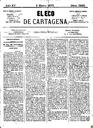 [Ejemplar] Eco de Cartagena, El (Cartagena). 9/1/1875.