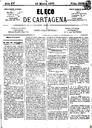 [Ejemplar] Eco de Cartagena, El (Cartagena). 19/1/1875.