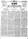 [Issue] Eco de Cartagena, El (Cartagena). 20/1/1875.