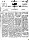 [Issue] Eco de Cartagena, El (Cartagena). 27/1/1875.