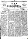 [Ejemplar] Eco de Cartagena, El (Cartagena). 28/1/1875.