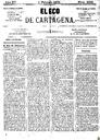[Ejemplar] Eco de Cartagena, El (Cartagena). 1/2/1875.