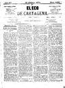 [Ejemplar] Eco de Cartagena, El (Cartagena). 20/2/1875.