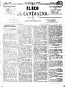 [Ejemplar] Eco de Cartagena, El (Cartagena). 23/2/1875.