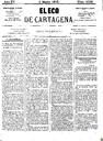 [Issue] Eco de Cartagena, El (Cartagena). 4/3/1875.