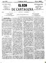 [Ejemplar] Eco de Cartagena, El (Cartagena). 5/3/1875.