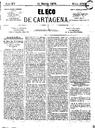 [Issue] Eco de Cartagena, El (Cartagena). 11/3/1875.