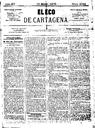 [Issue] Eco de Cartagena, El (Cartagena). 13/3/1875.