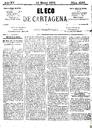 [Ejemplar] Eco de Cartagena, El (Cartagena). 16/3/1875.