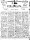 [Issue] Eco de Cartagena, El (Cartagena). 19/3/1875.