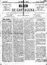[Ejemplar] Eco de Cartagena, El (Cartagena). 20/3/1875.