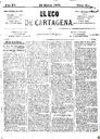 [Ejemplar] Eco de Cartagena, El (Cartagena). 23/3/1875.