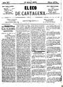 [Ejemplar] Eco de Cartagena, El (Cartagena). 19/4/1875.