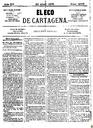 [Ejemplar] Eco de Cartagena, El (Cartagena). 20/4/1875.