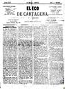 [Ejemplar] Eco de Cartagena, El (Cartagena). 8/5/1875.
