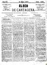 [Issue] Eco de Cartagena, El (Cartagena). 31/5/1875.