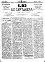 [Ejemplar] Eco de Cartagena, El (Cartagena). 3/6/1875.