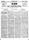 [Issue] Eco de Cartagena, El (Cartagena). 9/6/1875.