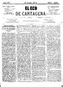 [Ejemplar] Eco de Cartagena, El (Cartagena). 12/6/1875.