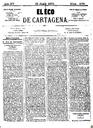[Ejemplar] Eco de Cartagena, El (Cartagena). 15/6/1875.