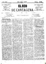 [Issue] Eco de Cartagena, El (Cartagena). 23/6/1875.