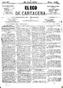 [Ejemplar] Eco de Cartagena, El (Cartagena). 28/6/1875.