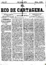 [Ejemplar] Eco de Cartagena, El (Cartagena). 29/7/1875.