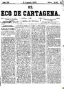 [Ejemplar] Eco de Cartagena, El (Cartagena). 2/8/1875.