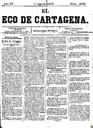 [Issue] Eco de Cartagena, El (Cartagena). 3/8/1875.