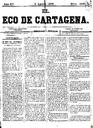 [Issue] Eco de Cartagena, El (Cartagena). 9/8/1875.