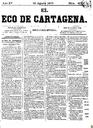[Ejemplar] Eco de Cartagena, El (Cartagena). 12/8/1875.