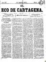 [Issue] Eco de Cartagena, El (Cartagena). 13/8/1875.