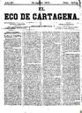 [Ejemplar] Eco de Cartagena, El (Cartagena). 14/8/1875.