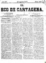 [Ejemplar] Eco de Cartagena, El (Cartagena). 25/8/1875.