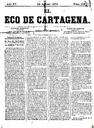 [Issue] Eco de Cartagena, El (Cartagena). 27/8/1875.