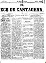 [Ejemplar] Eco de Cartagena, El (Cartagena). 28/8/1875.