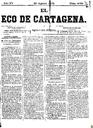 [Ejemplar] Eco de Cartagena, El (Cartagena). 30/8/1875.