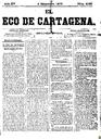 [Issue] Eco de Cartagena, El (Cartagena). 4/9/1875.
