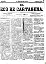 [Ejemplar] Eco de Cartagena, El (Cartagena). 22/9/1875.