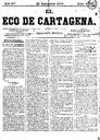 [Issue] Eco de Cartagena, El (Cartagena). 28/9/1875.