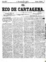 [Ejemplar] Eco de Cartagena, El (Cartagena). 4/11/1875.