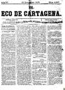 [Issue] Eco de Cartagena, El (Cartagena). 12/11/1875.