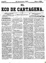 [Ejemplar] Eco de Cartagena, El (Cartagena). 18/11/1875.