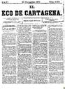 [Issue] Eco de Cartagena, El (Cartagena). 20/11/1875.